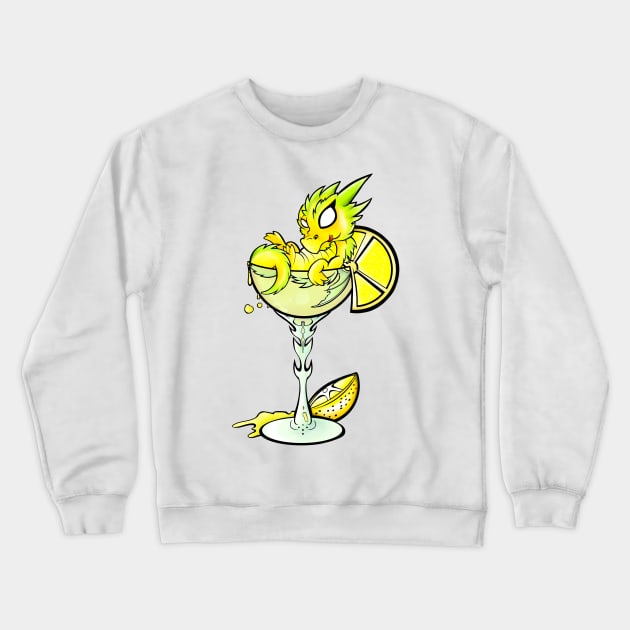 Lemon cocktail dragon Crewneck Sweatshirt by Icydragon98